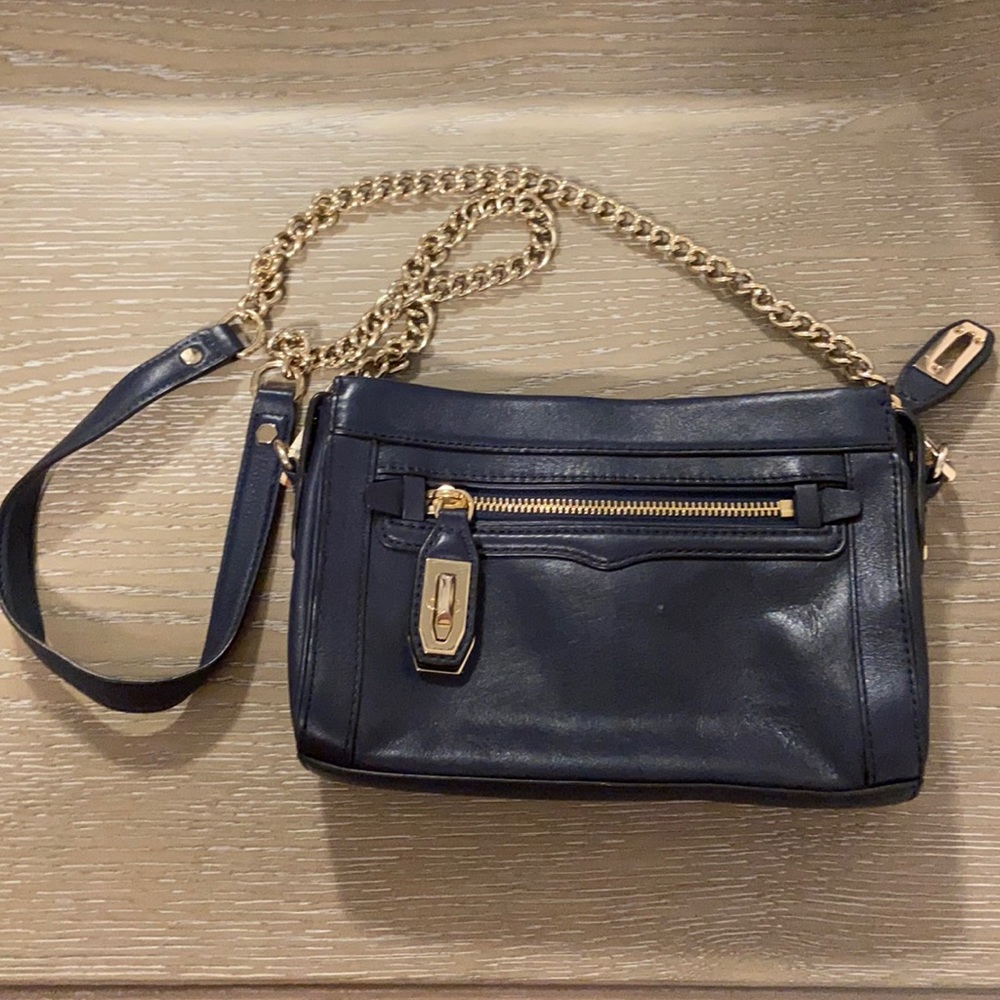 Rebecca Minkoff navy blue crossbody purse